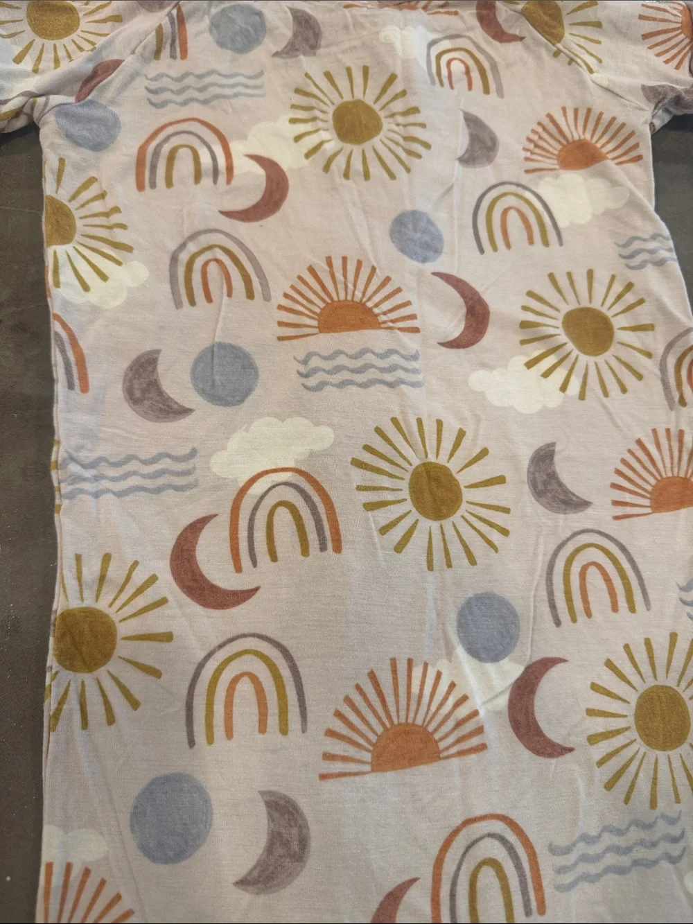 Little Sleepies Shorties in Desert Sunrise Print